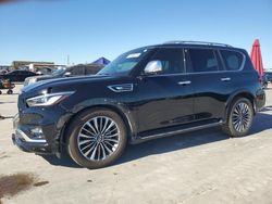 Salvage cars for sale at Grand Prairie, TX auction: 2021 Infiniti QX80 Sensory