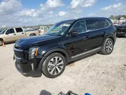 Salvage cars for sale at Houston, TX auction: 2022 KIA Telluride EX