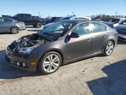 Salvage cars for sale at Indianapolis, IN auction: 2014 Chevrolet Cruze LTZ