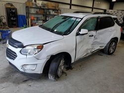 Chevrolet Equinox lt salvage cars for sale: 2016 Chevrolet Equinox LT