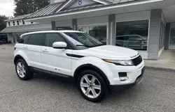 Land Rover salvage cars for sale: 2012 Land Rover Range Rover Evoque Pure Plus