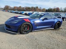 Chevrolet salvage cars for sale: 2017 Chevrolet Corvette Grand Sport 2LT