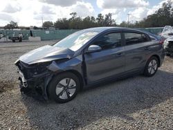 Salvage cars for sale at Riverview, FL auction: 2019 Hyundai Ioniq Blue