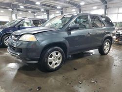 Salvage cars for sale at Ham Lake, MN auction: 2006 Acura MDX