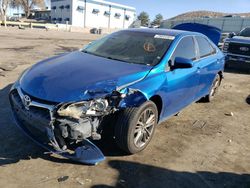 Salvage cars for sale at Albuquerque, NM auction: 2017 Toyota Camry LE