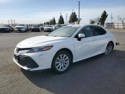 Salvage cars for sale from Copart Rancho Cucamonga, CA: 2018 Toyota Camry L