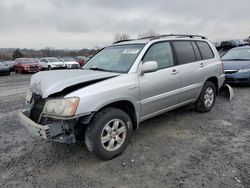 Salvage cars for sale at Chambersburg, PA auction: 2001 Toyota Highlander