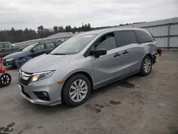 Salvage cars for sale at Windham, ME auction: 2019 Honda Odyssey LX