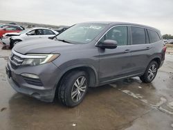 Salvage cars for sale at Grand Prairie, TX auction: 2016 Honda Pilot EX