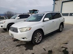 Salvage cars for sale at Chambersburg, PA auction: 2008 Toyota Highlander Hybrid Limited