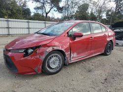 Toyota Corolla le salvage cars for sale: 2021 Toyota Corolla LE