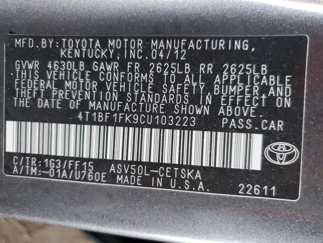 2012 Toyota Camry Base