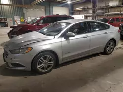 Ford Fusion s Hybrid salvage cars for sale: 2018 Ford Fusion S Hybrid