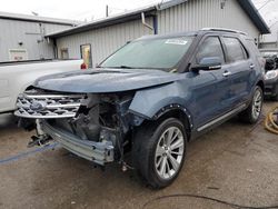 Salvage cars for sale from Copart Pekin, IL: 2018 Ford Explorer Limited