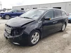 Salvage cars for sale at Jacksonville, FL auction: 2012 Honda Odyssey Touring