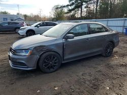 Salvage cars for sale at Lyman, ME auction: 2017 Volkswagen Jetta SE