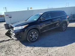 Toyota salvage cars for sale: 2017 Toyota Highlander SE