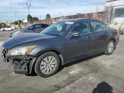 Salvage cars for sale at Wilmington, CA auction: 2010 Honda Accord LX