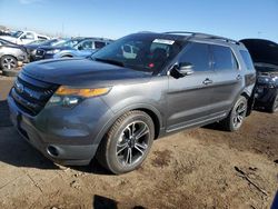 Salvage Cars with No Bids Yet For Sale at auction: 2015 Ford Explorer Sport