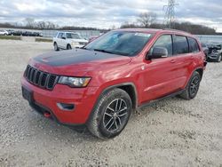 Jeep salvage cars for sale: 2017 Jeep Grand Cherokee Trailhawk