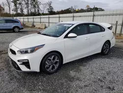 Salvage cars for sale at Spartanburg, SC auction: 2019 KIA Forte FE