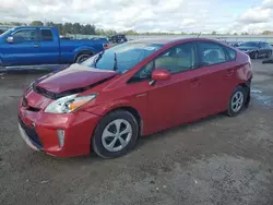 Vehiculos salvage en venta de Copart Harleyville, SC: 2013 Toyota Prius