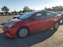 Toyota salvage cars for sale: 2016 Toyota Prius