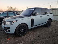 Salvage cars for sale at Chicago Heights, IL auction: 2014 Land Rover Range Rover Supercharged