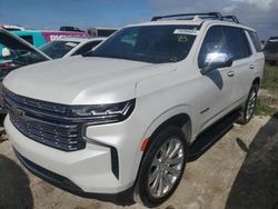 Carros salvage sin ofertas aún a la venta en subasta: 2021 Chevrolet Tahoe C1500 Premier