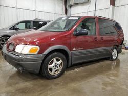 Salvage cars for sale at Franklin, WI auction: 2000 Pontiac Montana