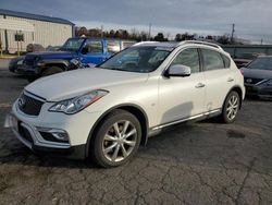 Salvage cars for sale from Copart Pennsburg, PA: 2016 Infiniti QX50