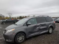 Salvage cars for sale at Des Moines, IA auction: 2014 Toyota Sienna XLE