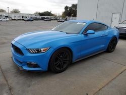 Salvage cars for sale at Sacramento, CA auction: 2017 Ford Mustang