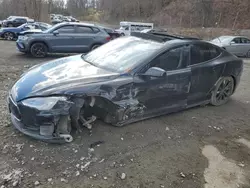 Vehiculos salvage en venta de Copart Marlboro, NY: 2015 Tesla Model S