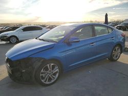 Salvage cars for sale at Grand Prairie, TX auction: 2017 Hyundai Elantra SE