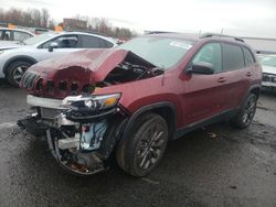 Jeep salvage cars for sale: 2021 Jeep Cherokee Latitude LUX