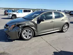 Salvage cars for sale at Grand Prairie, TX auction: 2020 Toyota Corolla SE