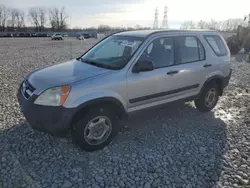 Honda salvage cars for sale: 2002 Honda CR-V LX