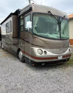 Salvage trucks for sale at Earlington, KY auction: 2005 Freightliner Chassis X Line Motor Home