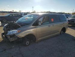 Salvage cars for sale at Indianapolis, IN auction: 2012 Toyota Sienna LE