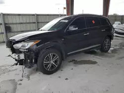 Salvage cars for sale at Homestead, FL auction: 2017 Infiniti QX60