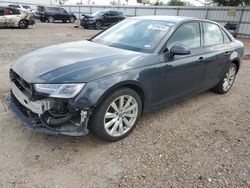 Salvage cars for sale from Copart Mercedes, TX: 2017 Audi A4 Premium