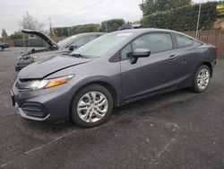 Salvage cars for sale from Copart San Martin, CA: 2015 Honda Civic LX