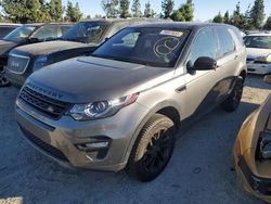 Salvage cars for sale at Rancho Cucamonga, CA auction: 2018 Land Rover Discovery Sport SE