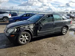 Mercedes-Benz salvage cars for sale: 2002 Mercedes-Benz C 240