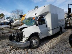 Salvage trucks for sale at West Warren, MA auction: 2022 Chevrolet Express G3500