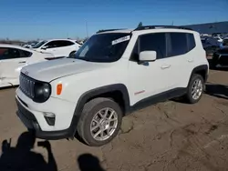 Salvage cars for sale at Woodhaven, MI auction: 2021 Jeep Renegade Latitude