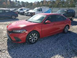 Salvage cars for sale at Ellenwood, GA auction: 2022 Honda Civic LX