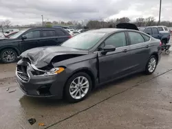 Salvage cars for sale at Louisville, KY auction: 2020 Ford Fusion SE