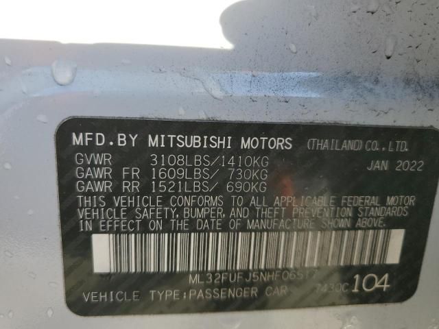 2022 Mitsubishi Mirage G4 ES